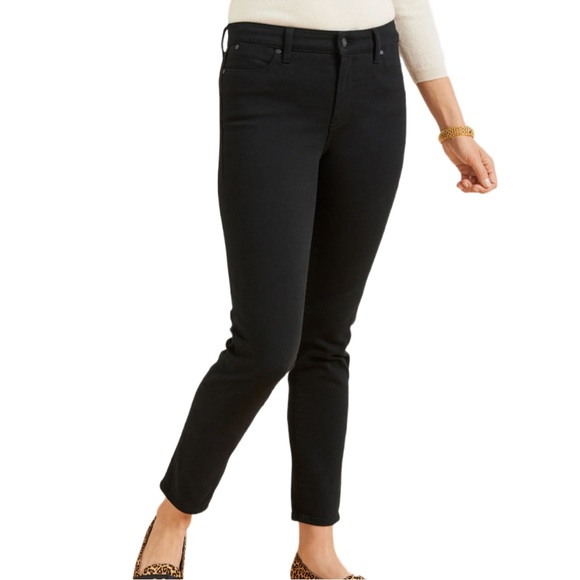 TALBOTS SLIM ANKLE JEANS | Size: 4 | Color: Black - Picture 3 of 11